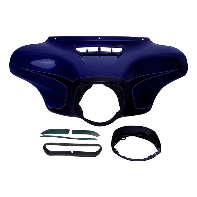 HR3 Zephyr Blue / Black Sunglo Outer Batwing Fairing Cowl Upper 2020 STREET GLIDE SPECIAL FLHXS