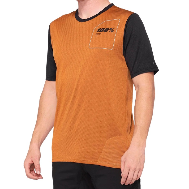 100% Ridecamp Jersey Terracotta / Black