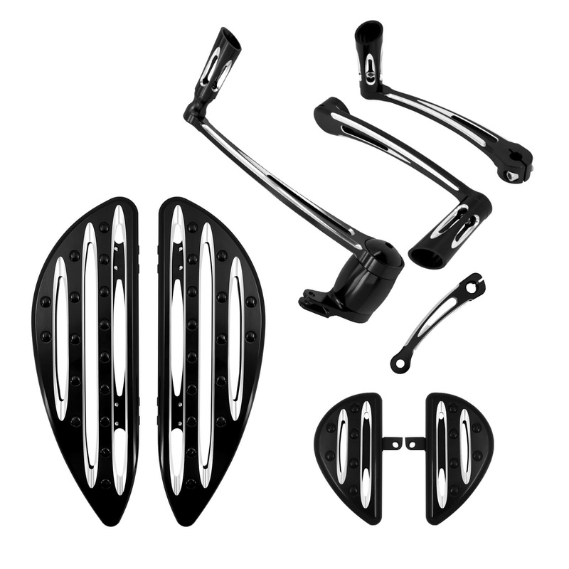 Front Rear Floorboards Shift Lever Brake Arm Shifter Fit Harley Touring ’08-’13