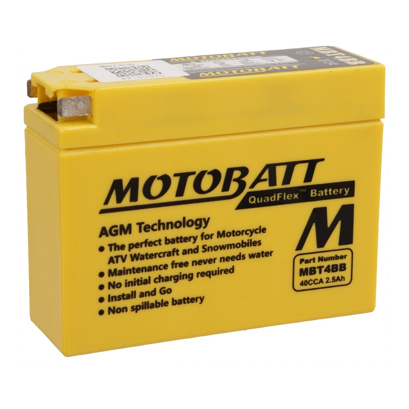 Motobatt Battery Quadflex AGM – MBT4BB