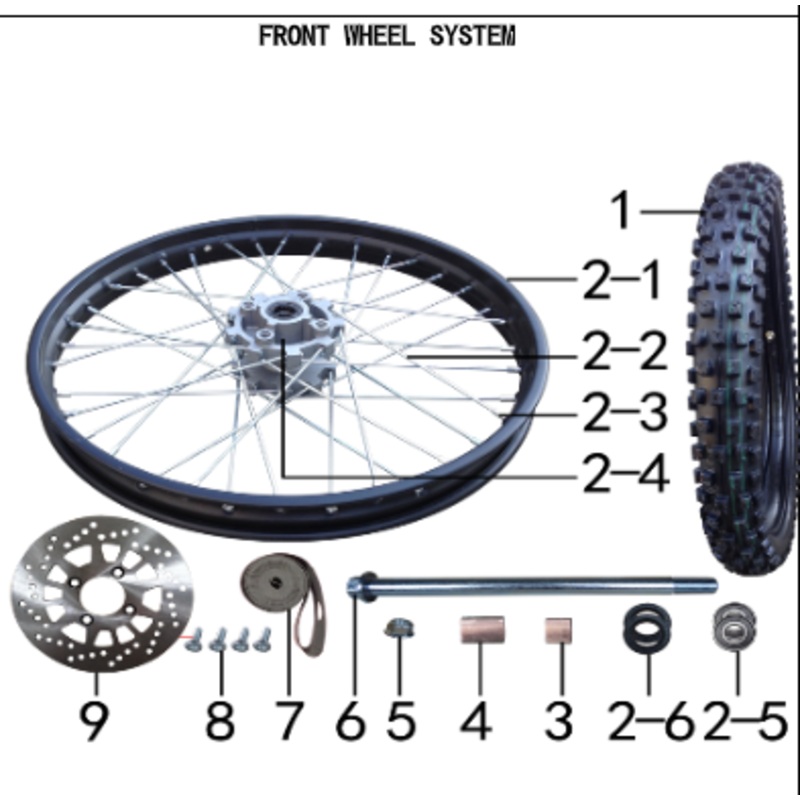 Spokes – 150DH Gas Dirt Bike