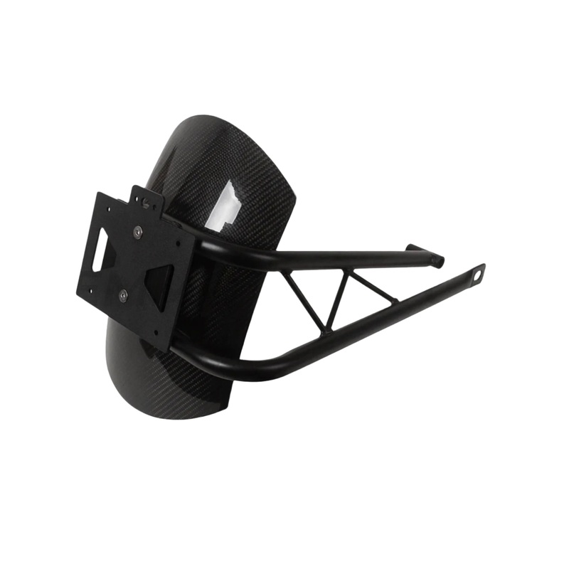 Rear fender with license plate bracket for BMW K75 K100