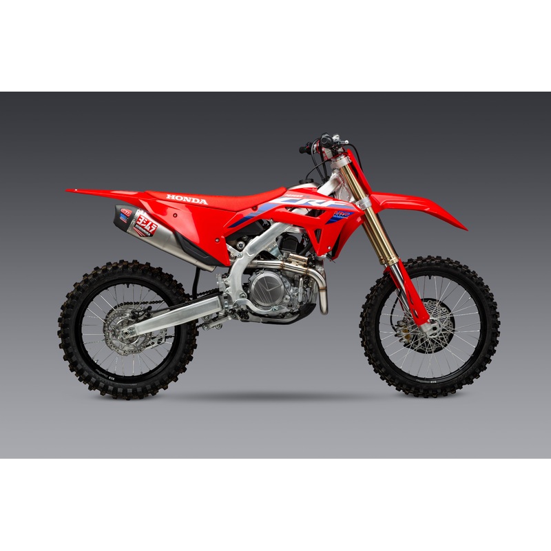 CRF450R/RX 2021-2024 / CRF450R-S 2023-2024 RS-12 Stainless Full Exhaust, w/ Stainless Muffler