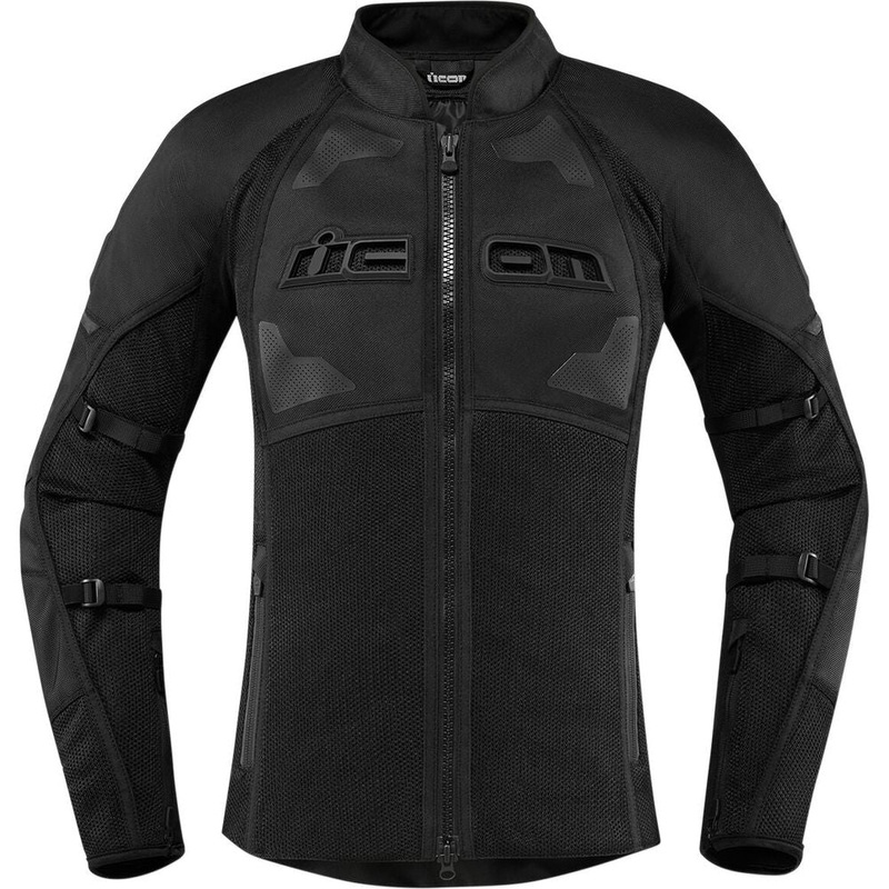 Icon Contra 2 Ladies Textile Jacket Stealth Black