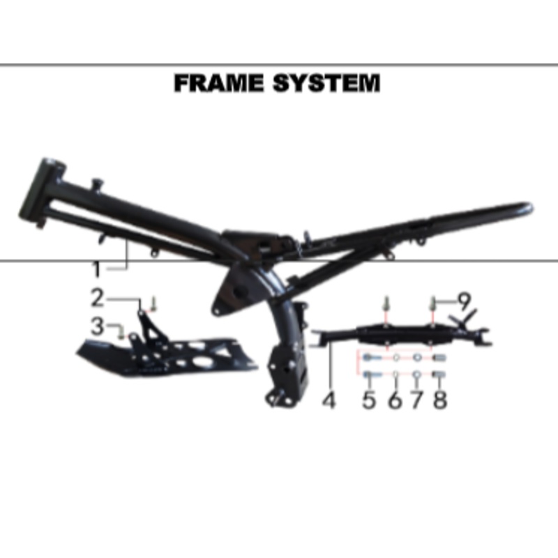 Skid Plate – DH110 & DH125 Gas Dirt Bike