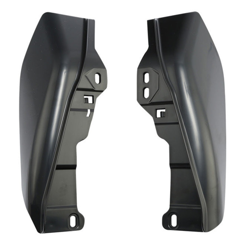 Unpianted Mid-Frame Air Deflectors For Harley Touring 17-23 models with cool flow fan, oil-cooled