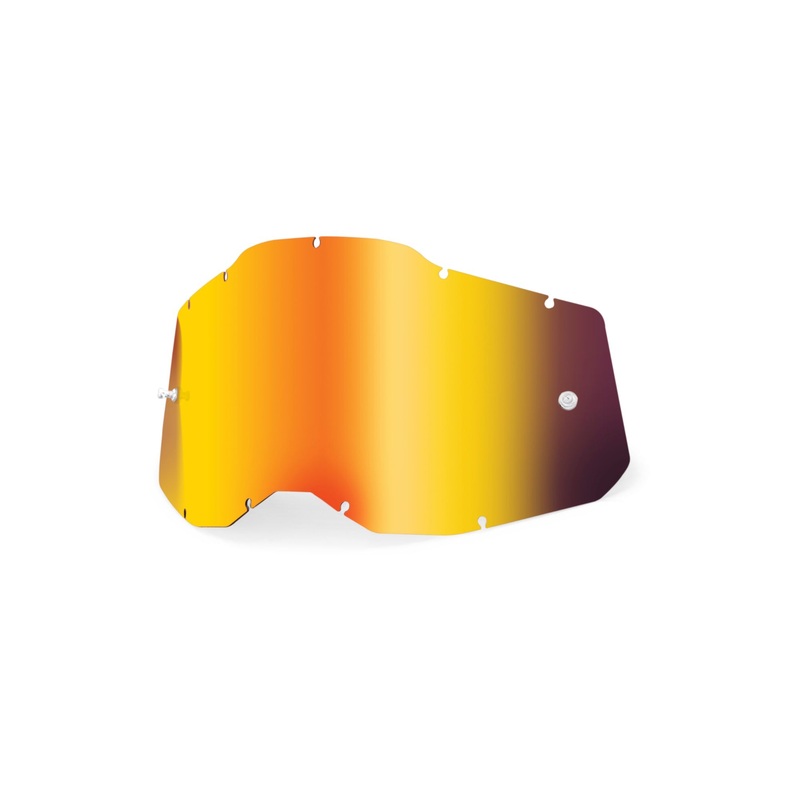 100% Racecraft 2 / Accuri 2 / Strata 2 Replacement Lens Red Mirror