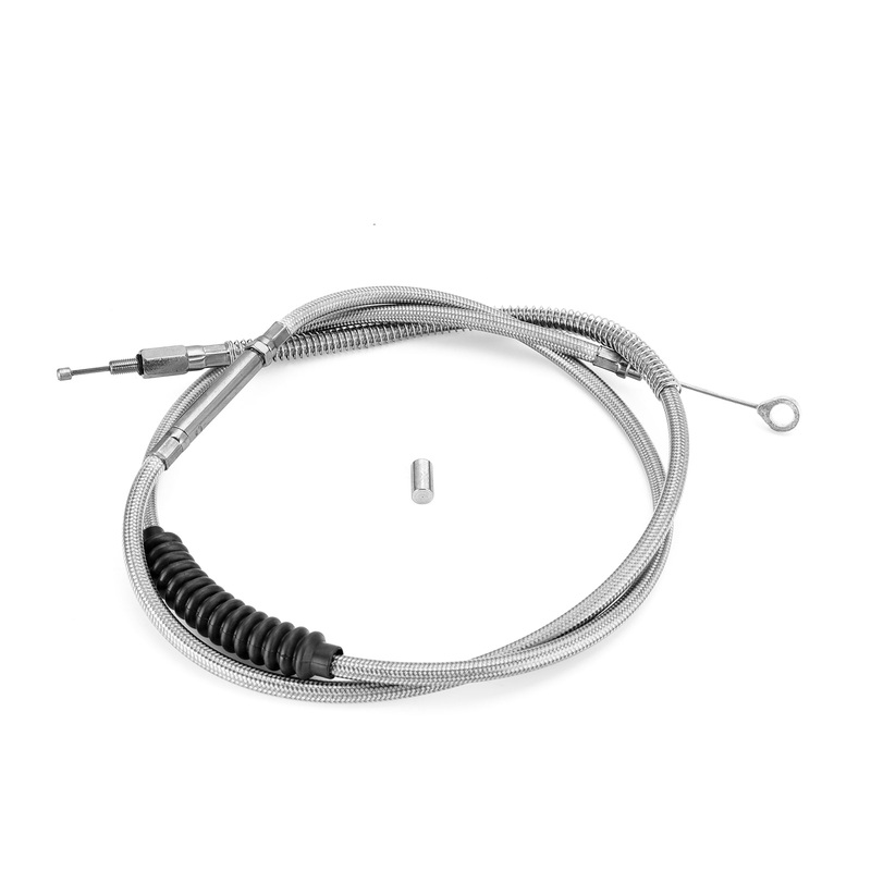 60 3/4″ (1543mm) Extended Length Stainless Steel Clutch Cable for Harley Sportster XL 883 1200 Iron