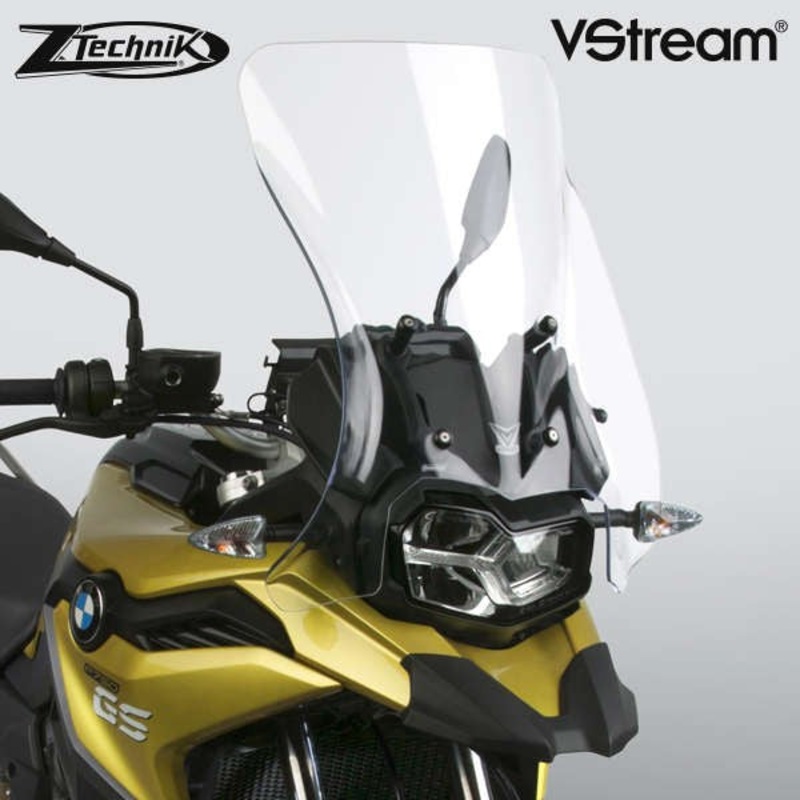 BMW F750GS Windscreen V-stream Windshield ZTechnik Z2383 Clear Touring Screen 2019 Up