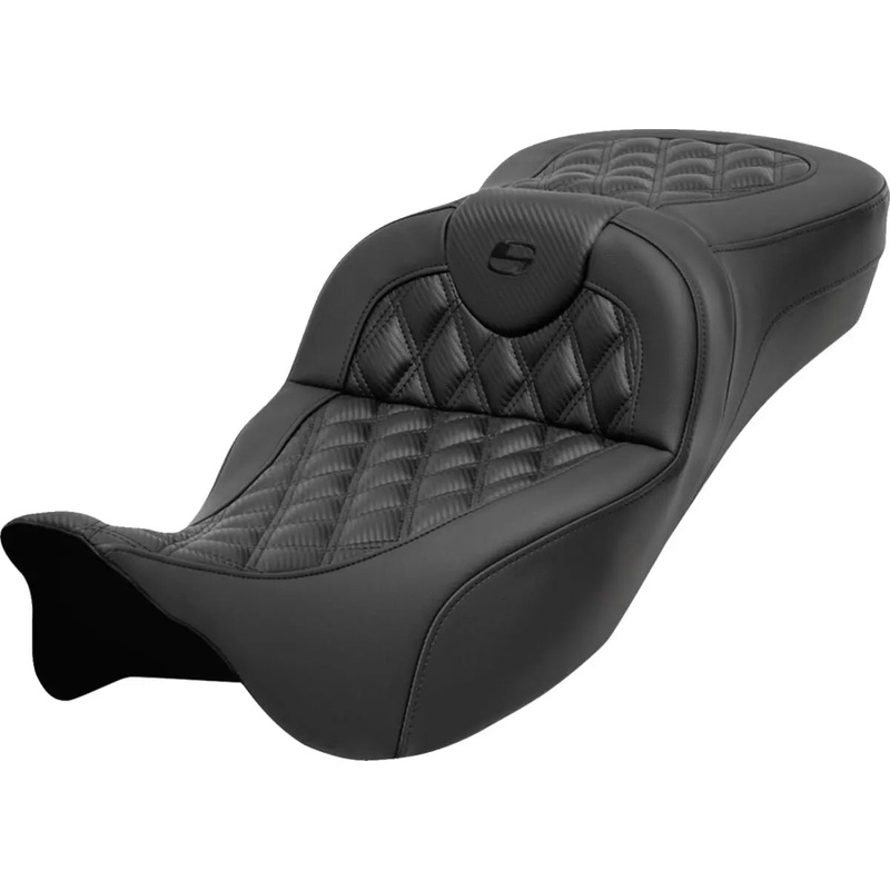 Saddlemen Roadsofa Black Stitching / Lattice Stitched Extended Reach Seat Black