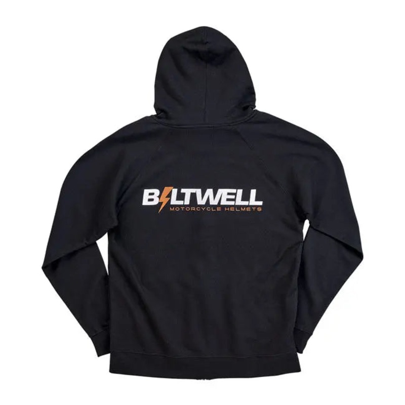 Biltwell Bolts Zip Hoodie Black