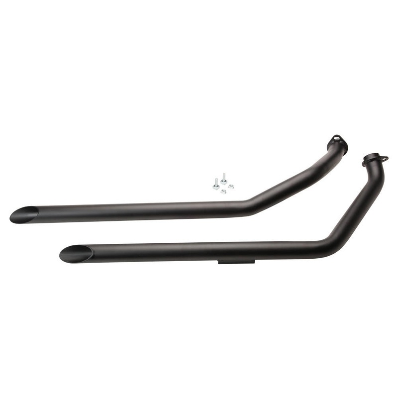 Shovelhead Drag Pipe Exhaust 1971-1984 Black Ceramic Coated