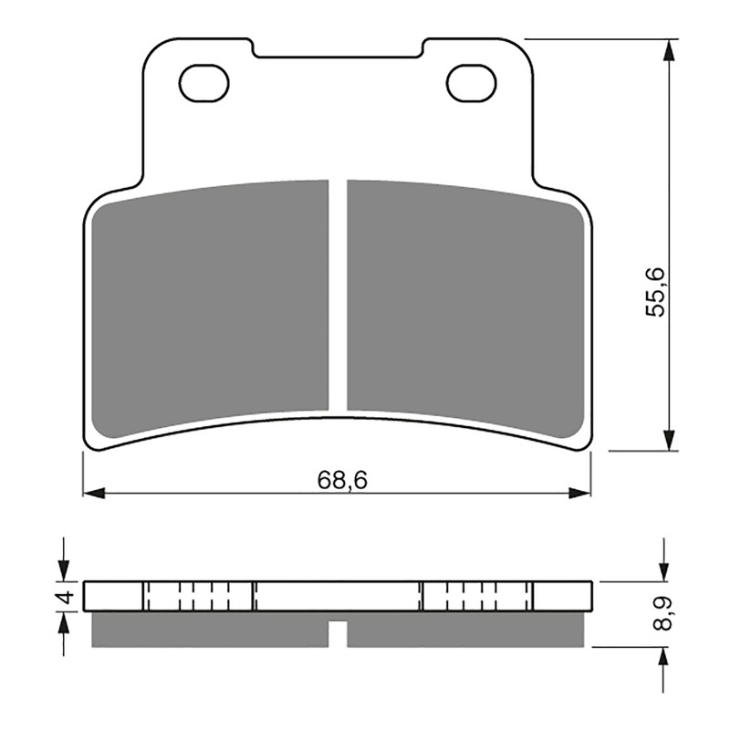 GOLDfren Brake Pads Sintered Sports GF251 – S3 ( P377 )