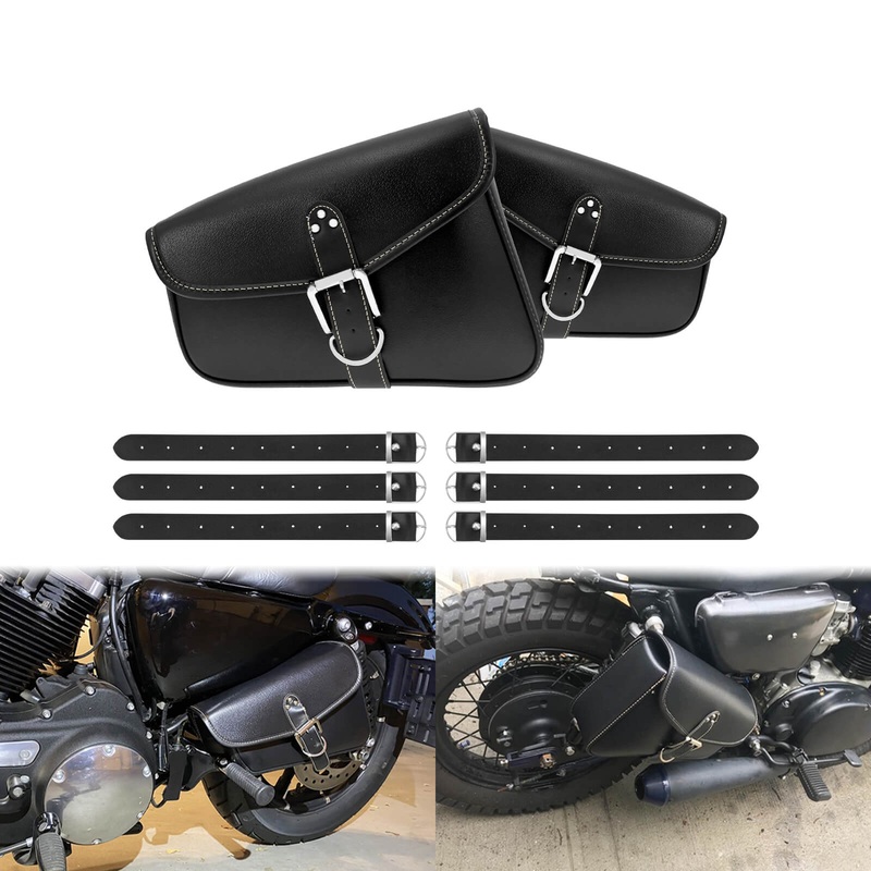 Saddlebags Tool Bag for Harley Sportster XL 883 1200 Suzuki | Mactions