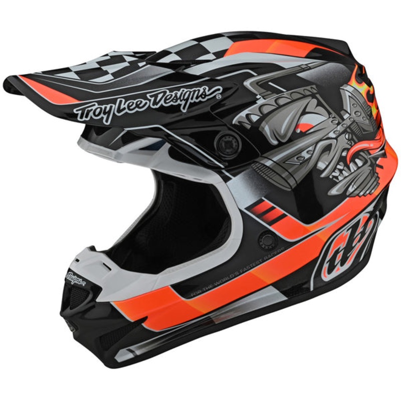 Troy Lee Designs – SE4 Polyacrylite Carb Helmet