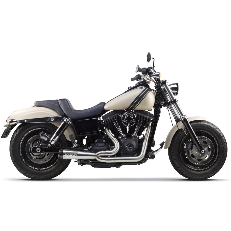 Two Bros. Comp S Stainless 2 into 1 Exhaust for Harley Dyna 2006-2017