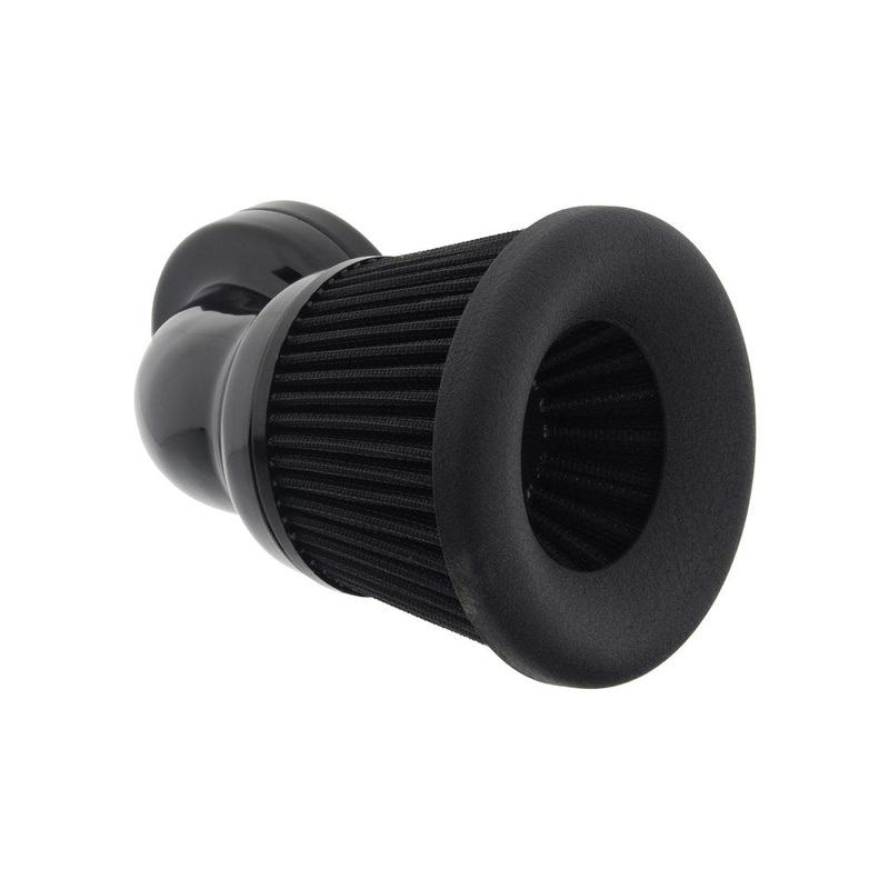 Velocity 90 Air Cleaner Kit – Black. Fits Big Twins 1999-2017 with CV Carb or Cable Operated Delphi EFI.