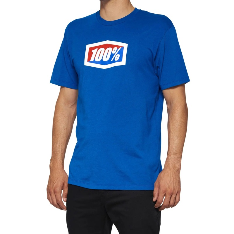100% Official Short Sleeves T-Shirt Royal