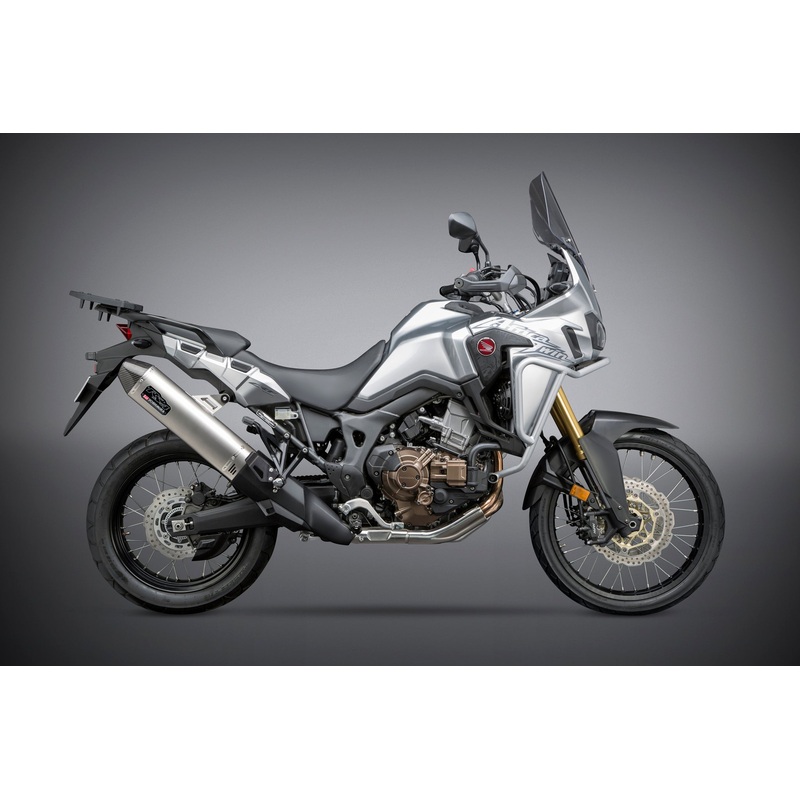 Africa Twin 16-19 RS-4 Stainless Slip-On Exhaust, w/ Stainless Muffler