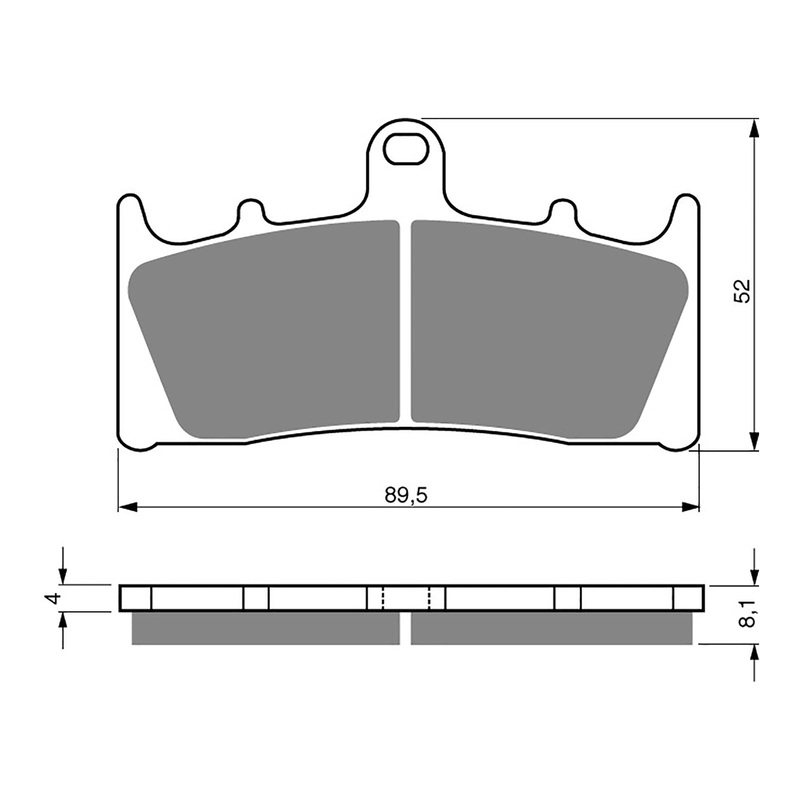GOLDfren Brake Pads Sintered Sports GF039 – S3 (PH122)