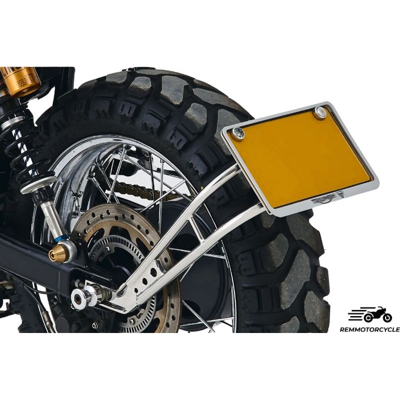 License Plate Holder with Mudguard Triumph T100 T120 Street Twin Scrambler 900