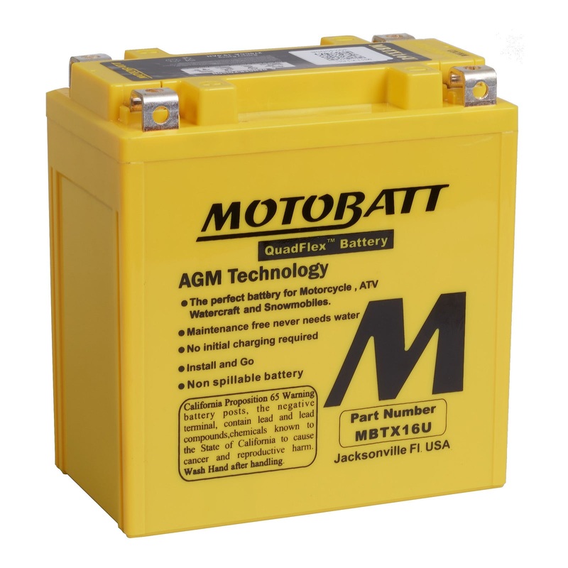 Motobatt Battery Quadflex AGM – MBTX16U