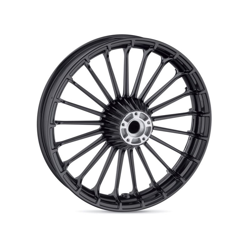 Harley Davidson 43300640 Turbine 19 in. Front Wheel  KIT,FR WHL,TURBINE,GBLK,19X3.5
