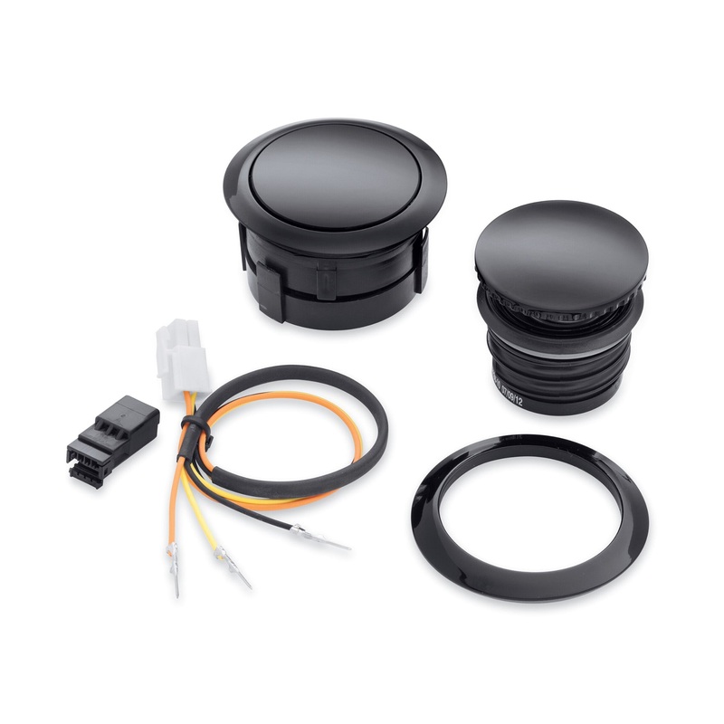 Harley-Davidson 75027-08D Flush-Mount Fuel Cap and Gauge Kit