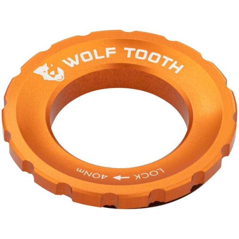 Wolf Tooth CenterLock Rotor Lockring – External Splined Orange