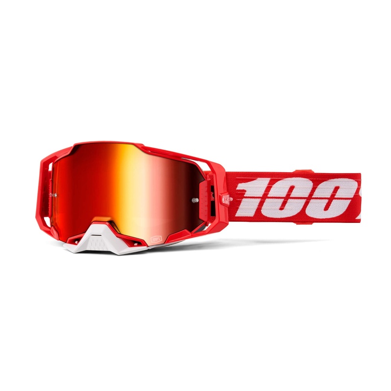 100% Armega Goggles C-Bad / Mirror Red Lens
