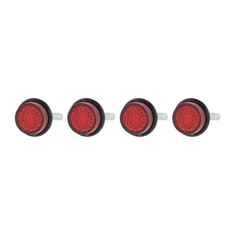 Red Reflectors – Pack of 4
