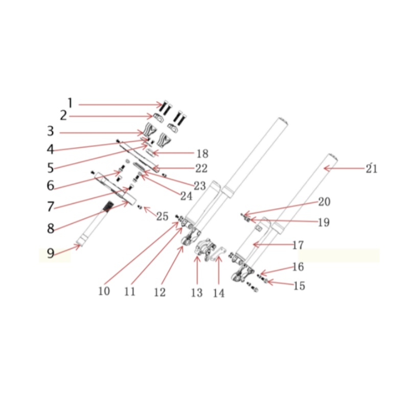 Front Hydraulic Brake Assembly – 1500W Dirt Bike
