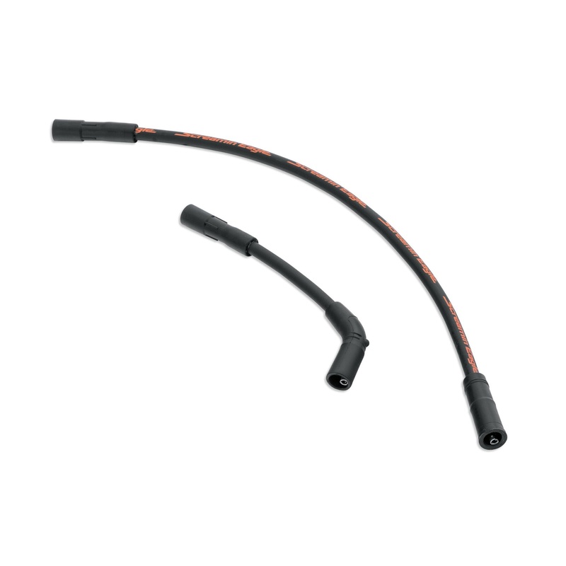 Harley-Davidson 31901-08A Screamin’ Eagle 10mm Phat Spark Plug Wires 07-later XL models Screaming Eagle