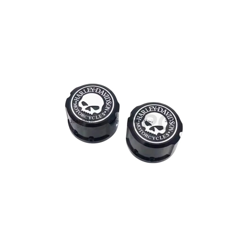 Harley-Davidson Sportster Front Axle Crash Protectors – Skull Design