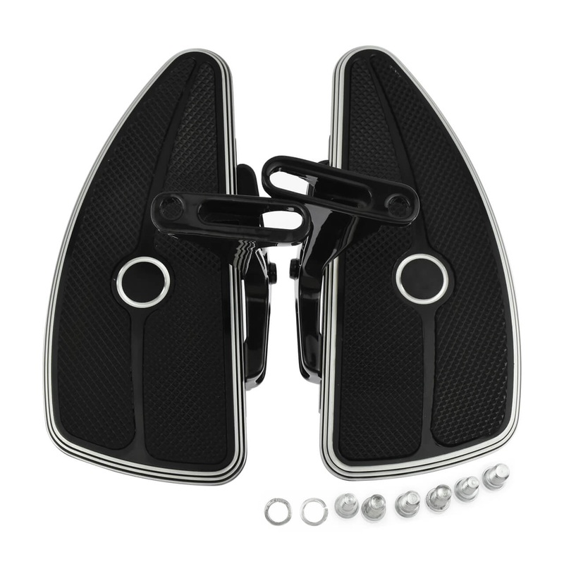 Motorcycle Rear Passenger Floorboards Fit Harley Touring ’93-’18 | Mactions