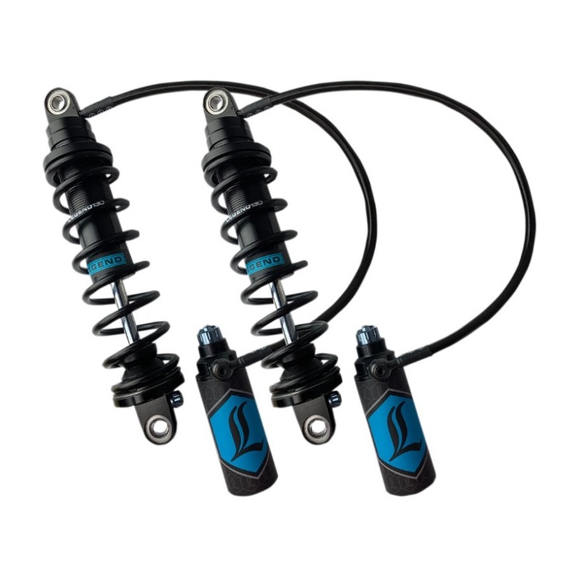 REVO ARC Remote Reservoir Shocks – Standard Springs – Black – 13″ ’99-08 FL Touring models