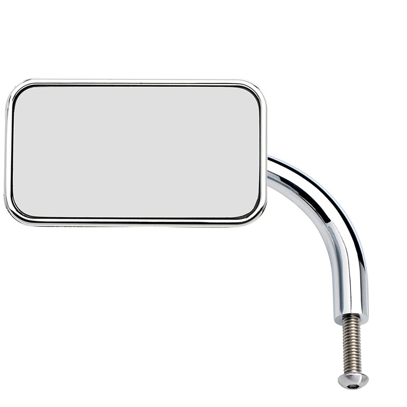Utility Mirror Rectangle Perch Mount – Chrome