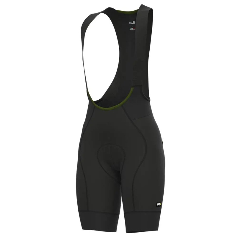 Ale Clothing Green Speed PR-R Ladies Cycle Bib Shorts Black / Reflective