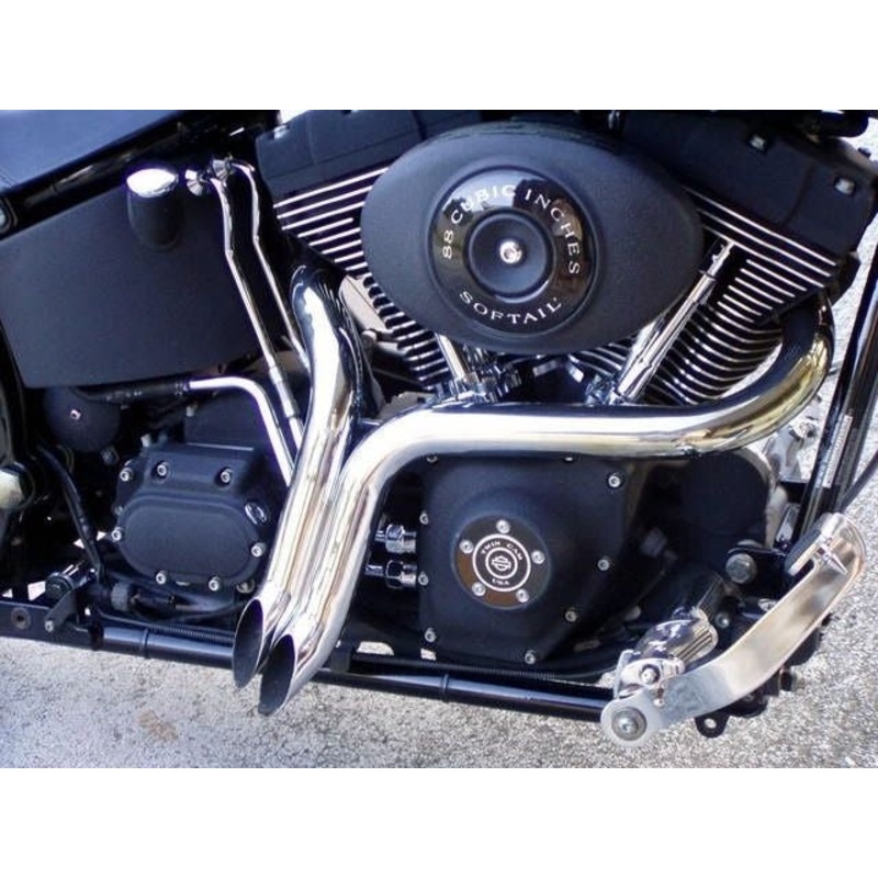 Harley Davidson Fat Boy LAF exhausts Y Pipes Exhaust Chopper exhaust softail new