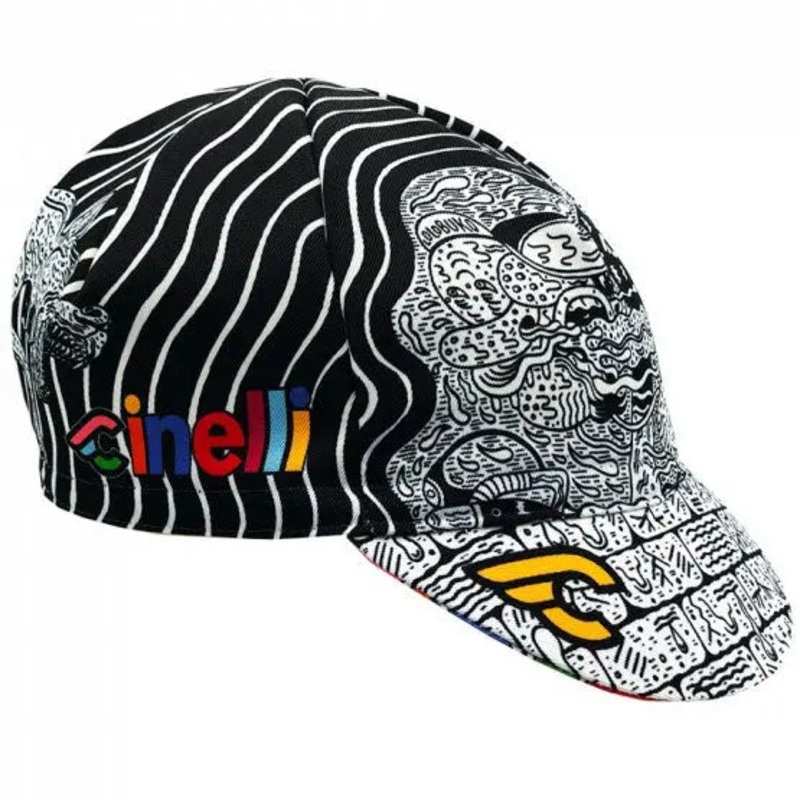 Cinelli Louie Cordero Lolobuko Cycle Cap Black / White