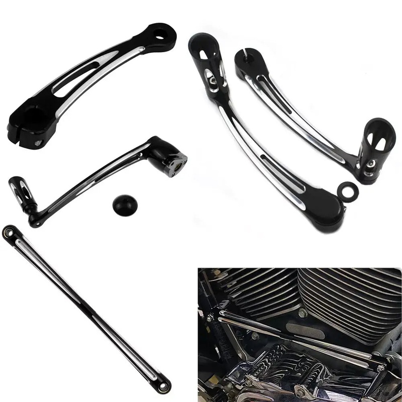 Gear Shift Linkage Heel Toe Shifter Lever Brake Arm Pedal for Harley Touring ’08-’13 | Mactions