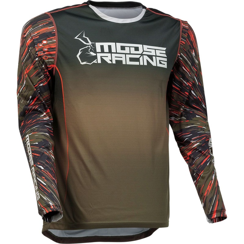 Moose Racing Agroid Jersey Olive / Orange