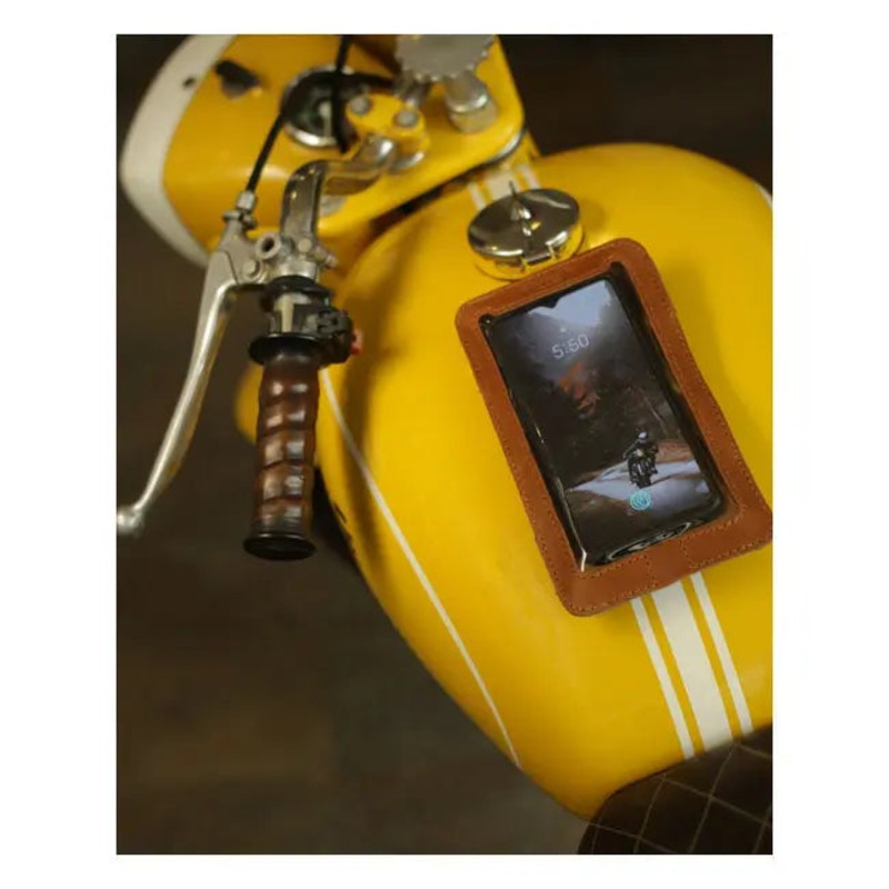 Trip Machine Universal Phone Pouch Vintage Tan