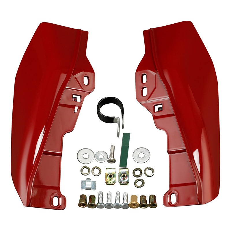 HR3 Billiard Red Mid-Frame Air Deflectors For Harley Touring and Trike Models 09-24