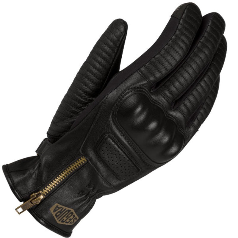 Segura Synchro Leather Gloves Black