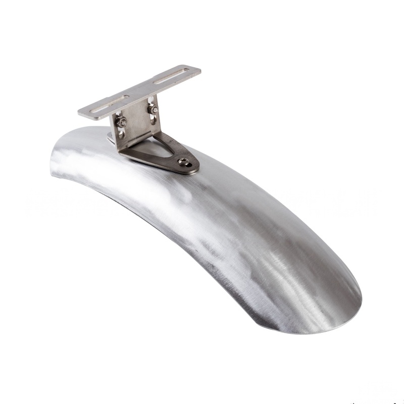 Front aluminum mudguard Scrambler Universal with bracket