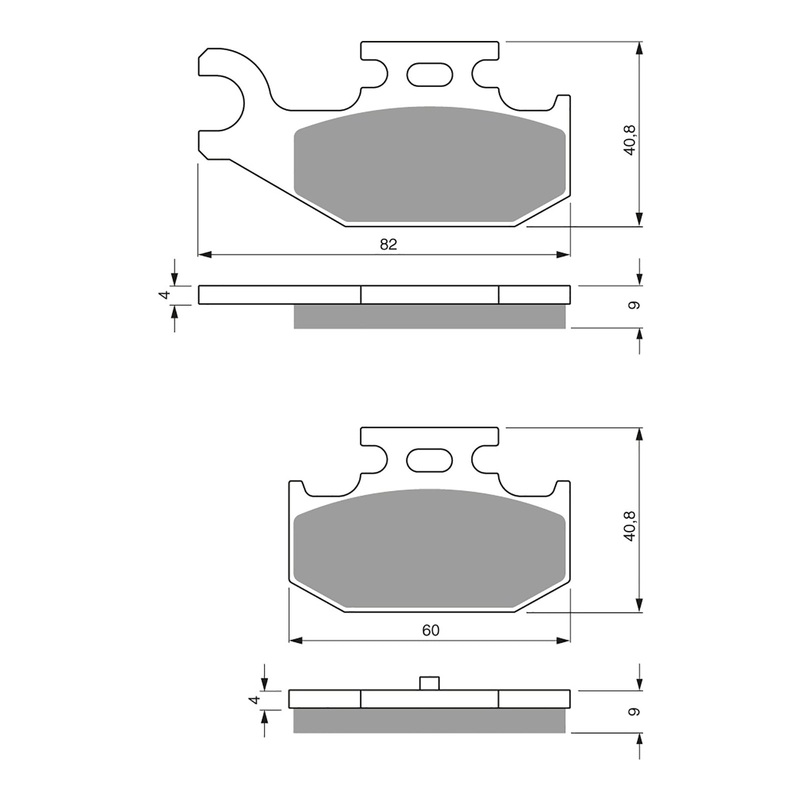 GOLDfren Brake Pads Off-Road Racing GF295 – K5 ( PR372 )
