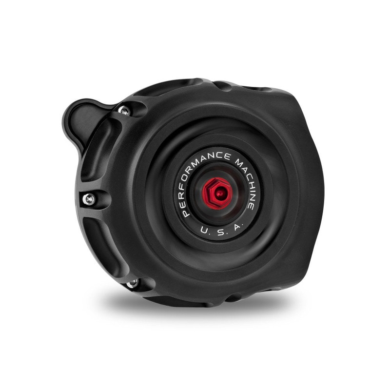 Vintage Air Cleaner Kit – Black Ops. Fits Touring 2017up & Softail 2018up.