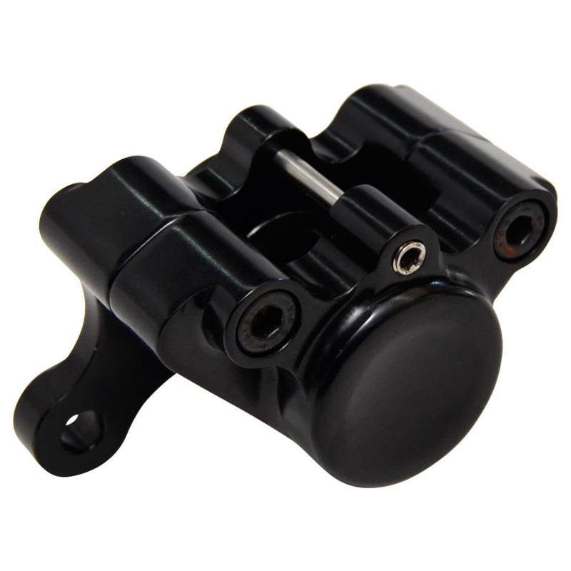 Motorcycle Brake Caliper – 2-Piston – Black