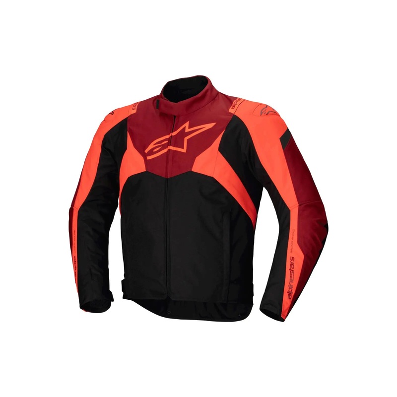 Alpinestars T-Jaws V4 Waterproof Textile Jacket Black / Dark Red